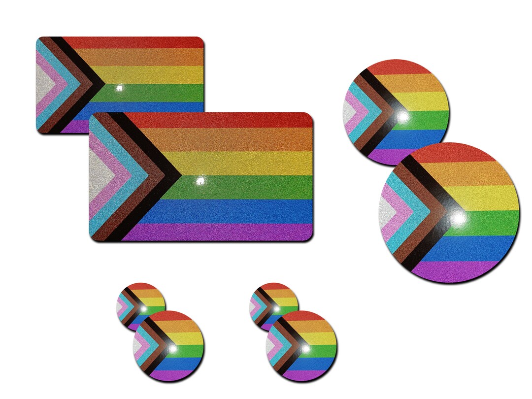 Pride Flag Vinyl Stickers: Waterproof LGBT Car Decals - Etsy