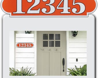 Reflective Address Number Sign: Custom Rust-Free Outdoor Plaque