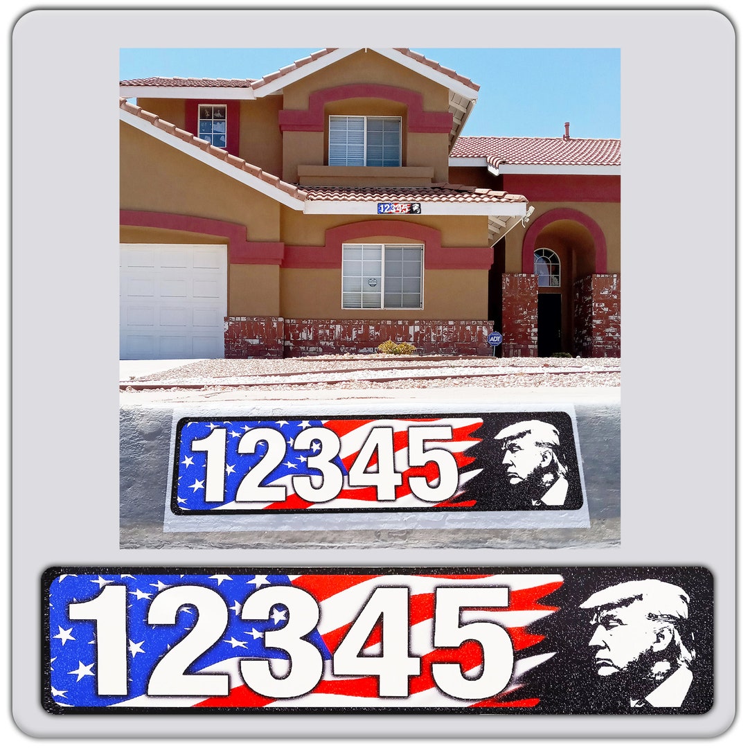 Curb House Numbers
