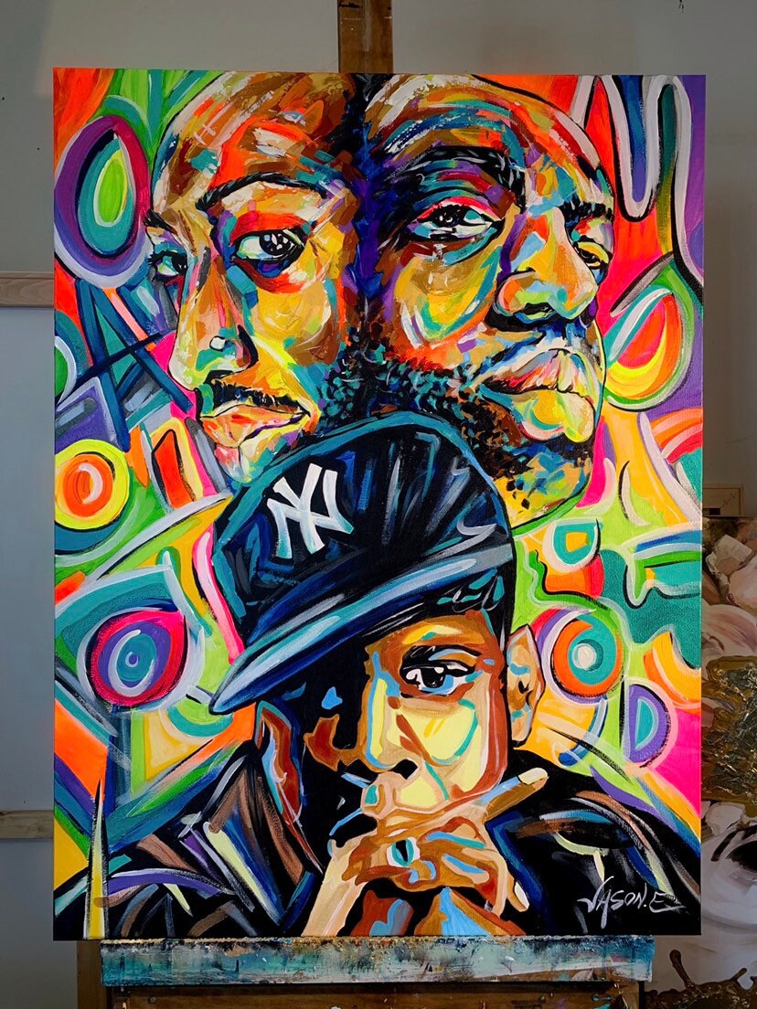 Tupac Shakur Notorious Big Biggy Smalls Jay Z East Side West Etsy Tupac Shakur Notorious Big Biggy Smalls Jay Z East Side West Etsy
