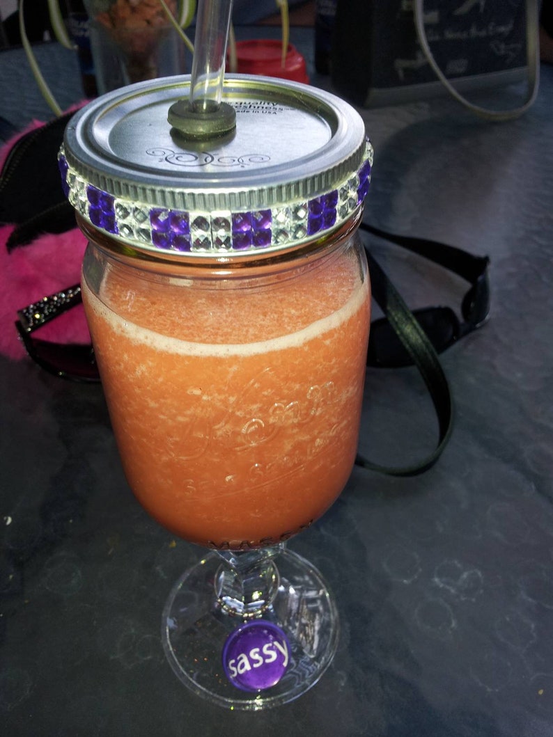 Mason Jar Wine GlassMason Jar Drinking GlassRustic Wine Etsy