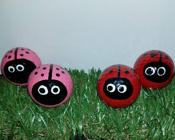 Ladybug Golf Ballyard Decorationplant Decoryard Artladybug Etsy