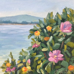 Beach Roses with a view