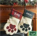 Personalized pet stockings, Blank pet stocking, Christmas stocking, Dog stocking, Cat stocking, Christmas gift, personalized stocking, plaid 