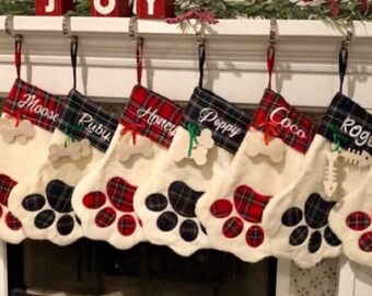 With Additional Dog Scarf Dog Stocking "I'll Be Better Next Year" New/w Tags