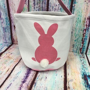 Easter Baskets, Personalized Easter, Easter gifts, Easter bag, Easter Bunny, Easter Basket with name, Bunny basket bild 6