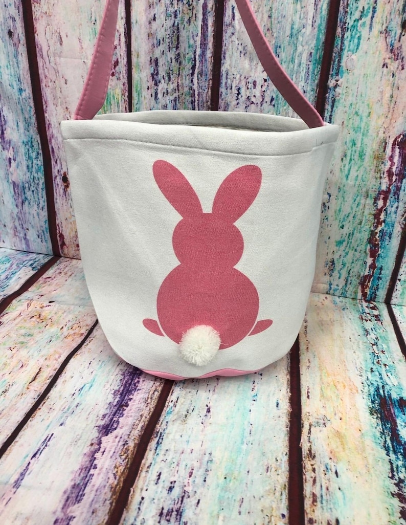 Easter Baskets, Personalized Easter, Easter gifts, Easter bag, Easter Bunny, Easter Basket with name, Bunny basket bild 6
