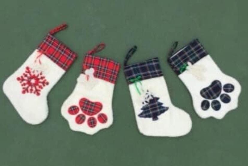 Personalized pet stocking, Blank pet stocking, Christmas stocking, Dog stocking, Cat stocking, Christmas gift, personalized stockings, plaid