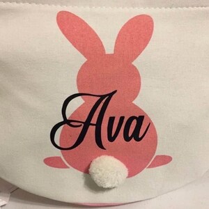 Easter Baskets, Personalized Easter, Easter gifts, Easter bag, Easter Bunny, Easter Basket with name, Bunny basket bild 4