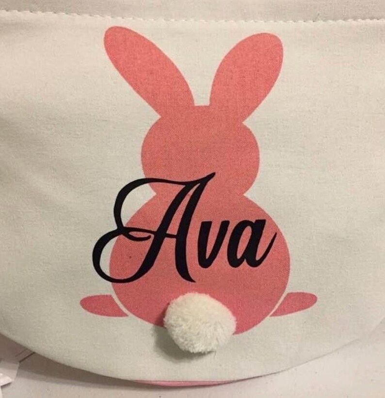 Easter Baskets, Personalized Easter, Easter gifts, Easter bag, Easter Bunny, Easter Basket with name, Bunny basket bild 4