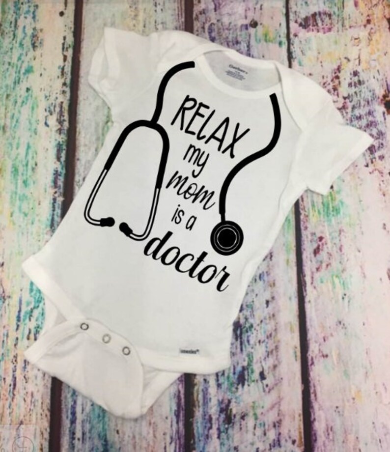 My Mom is a Doctor Baby Onesie® Doctor Gift Baby Shower Etsy