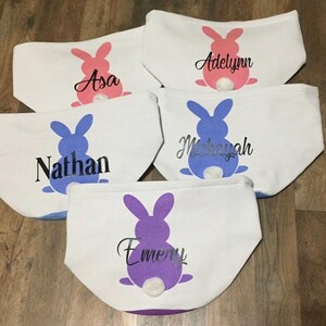 Easter Baskets, Personalized Easter, Easter gifts, Easter bag, Easter Bunny, Easter Basket with name, Bunny basket bild 5