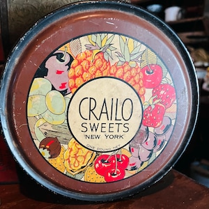 Vintage Candy Tin- Crailo Sweets, New York