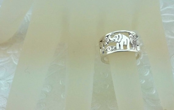 Anillo de buena suerte de plata de ley, anillo de amuletos de la