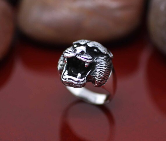 Mens panther ring sale