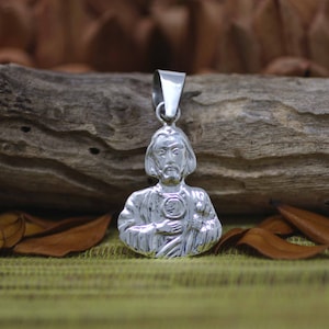 St. Jude Medal, Saint Jude Necklace, Sterling Silver St Jude Necklace, Silver Saint Jude Pendant, Saint of Hope and Impossible Causes
