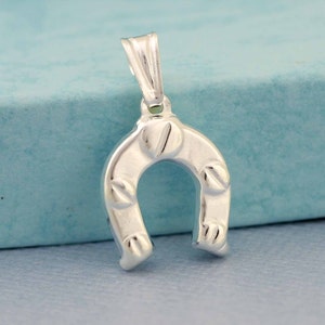 Sterling zilveren hoefijzer charme, zilveren hoefijzer hanger, zilveren hoefijzer ketting, zilver geluk charme, hoefijzer armband bedel,