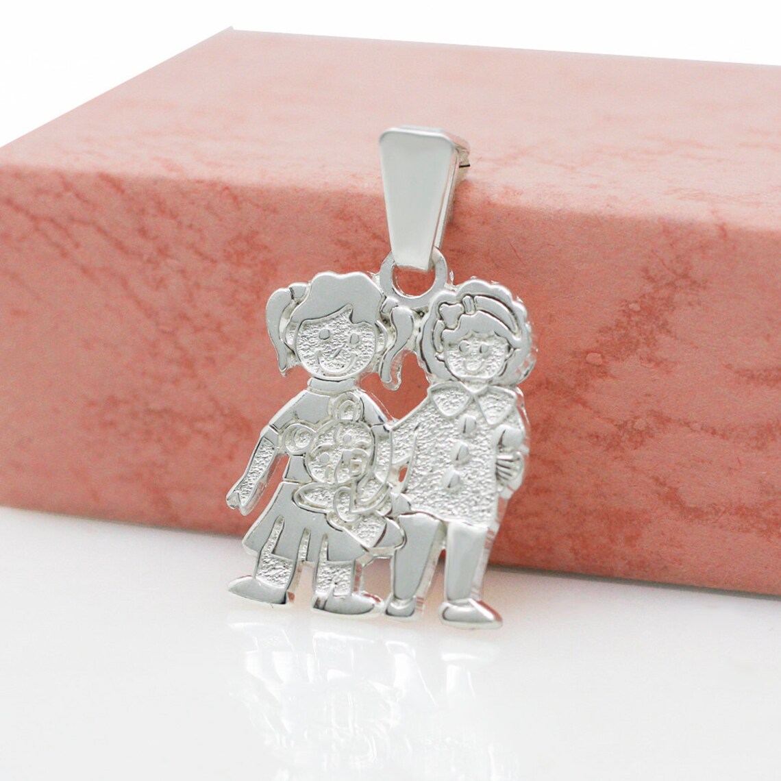 Sterling Silver Boys Necklace Children Charms Necklace Boy - Etsy