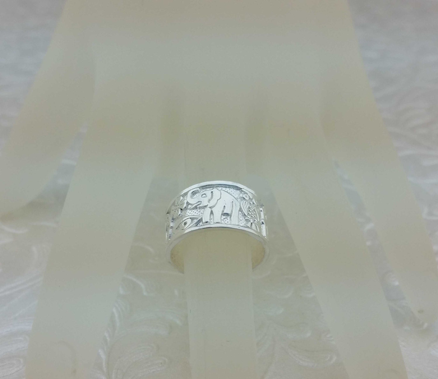 Sterling Silver Good Luck Ring Silver Lucky Charms Ring Etsy