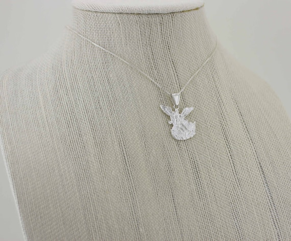 Collana con medaglia dell'Arcangelo San Michele per donna Uomo Catena in acciaio inossidabile Protezione regalo Gioielli Amuleto colar masculino N2350  36