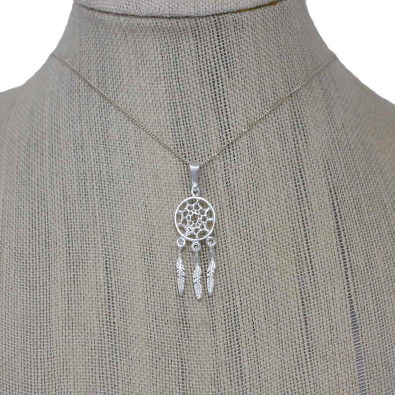 Sterling Silver Dream Catcher Necklace Navajo Dream Catcher Etsy
