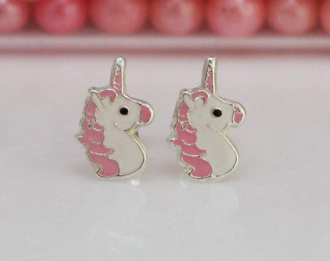 Update more than 244 silver unicorn earrings super hot