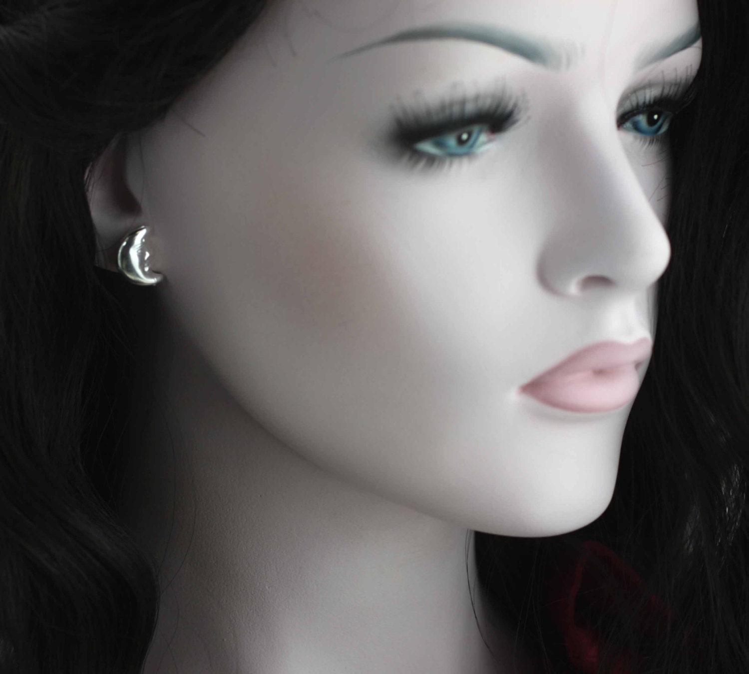 Moonbow Silver Stud Earring