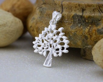 Tree-of-Life Necklace, Sterling Silver Tree of Life Necklaces, Tree of Life Pendant, Tree of Life, Sacred Tree, Family Tree of Life Necklace