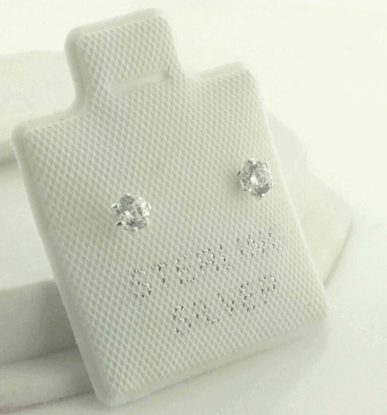 Silver Cartilage Stud Earrings Sterling Silver 3mm Stud Etsy