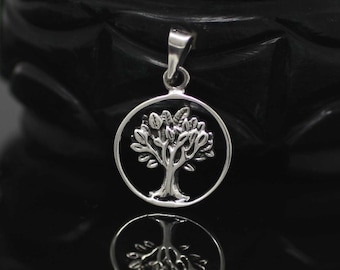 Tree of life Necklace, Silver Tree of Life, Sterling Silver Tree of Life, Arbol de la Vida, Sacred Tree Necklace, Yoga Jewelry, Tree Pendant