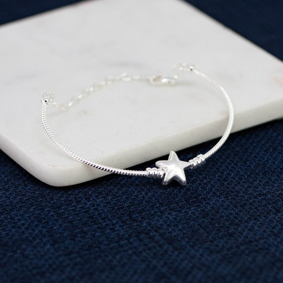 ★ENGBROX★ [silver925] midnight star bracelet Amazon.com: Yrolrorh Moon Star Bracelet Hand Chain Boho