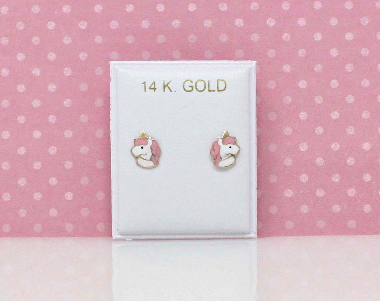 Buy Bear Earrings for Baby, 10K Solid Gold, Newborn Baby Earrings, for Baby  Girl, Birthday Gift for Toddler, Presents Online in India - Etsy
