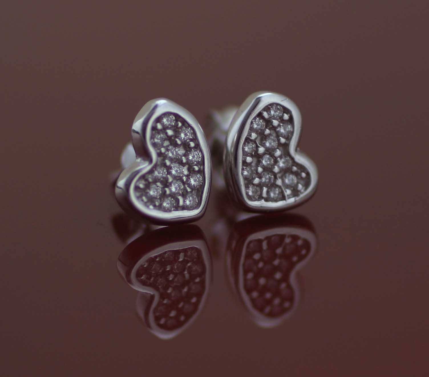 Angel Wings Stud Earrings in Sterling Silver, Feather Earrings, Silver Wing Earrings