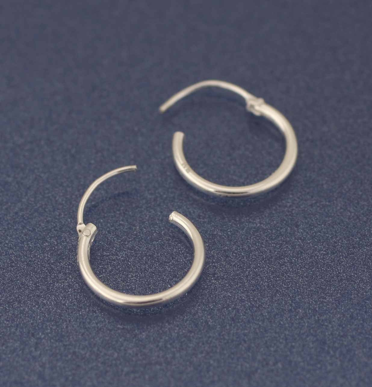 Cartilage Hoop Earrings Sterling Silver Tiny Hoop Earrings - Etsy