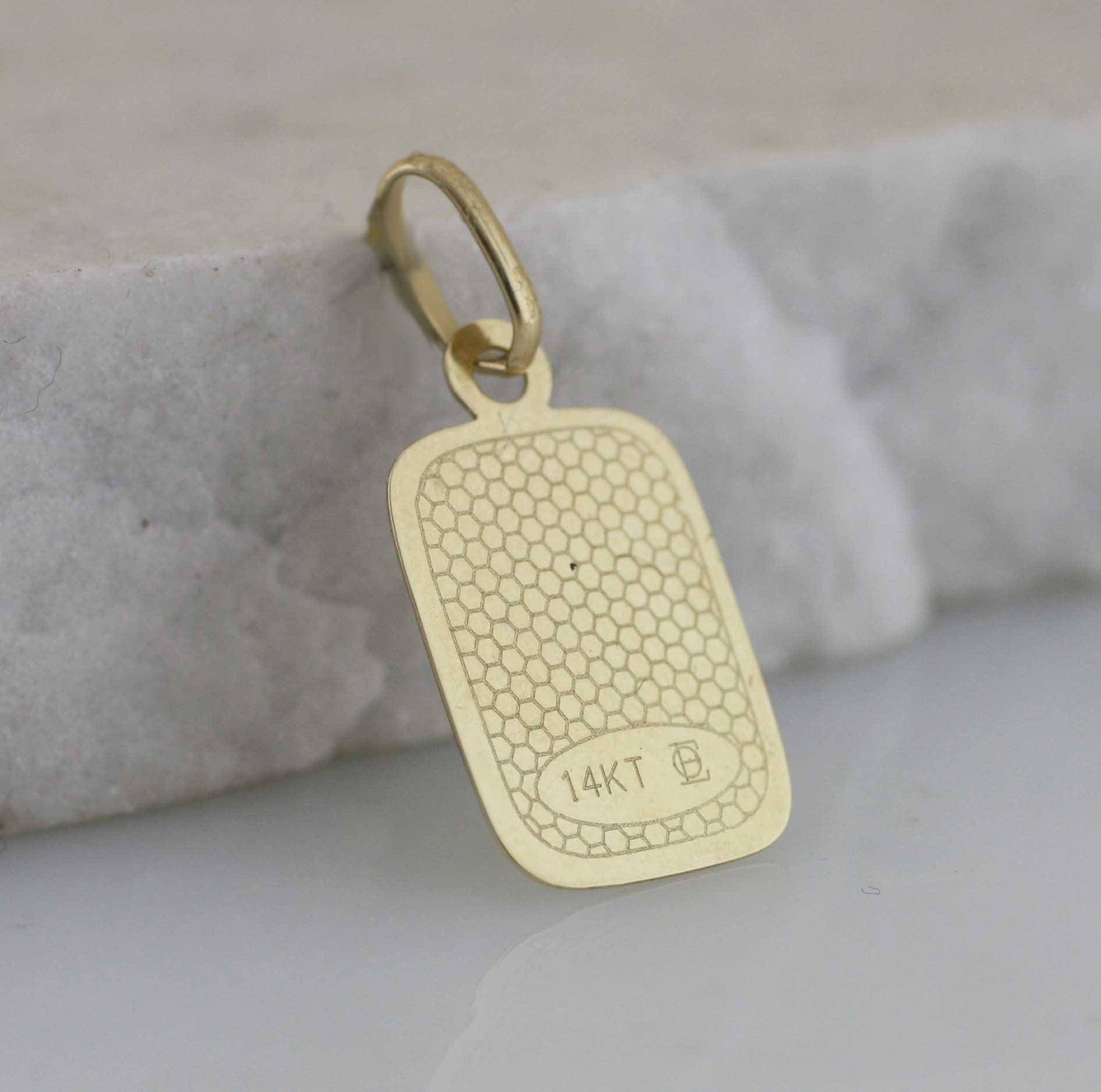 14k gold first communion necklace deals