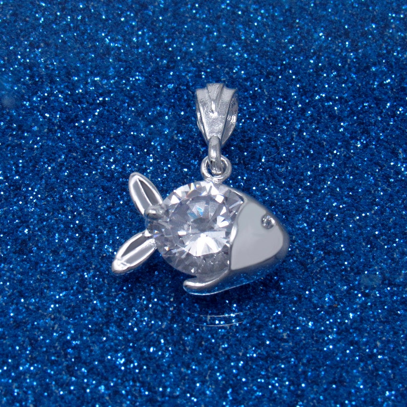 Children/'s Jewelry Birthday Gift Kids Jewelry Beach Jewelry Silver Fish Pendant Bridesmaid Gift Sterling Silver Fish Necklace