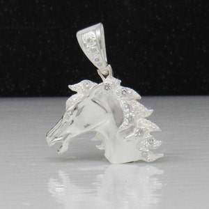 Large Silver Horse, Sterling Silver Horse Head Necklace, XL Horse Pendant, Horse Head Necklace, Men Necklace, Animal jewelry, Cowboy Jewelry