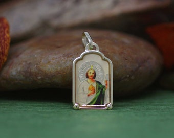 14k St. Jude Medal, Saint Jude Necklace, 14k Gold St Jude Necklace, 14k Saint Jude Medal, Saint of Hope and Impossible Causes