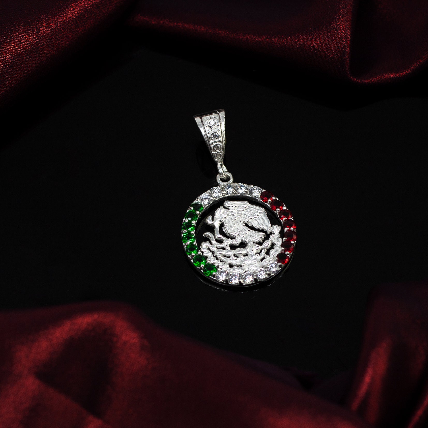 アクセサリー Mexican silver pendant necklace 925 925 Sterling Silver Mexican Necklace For Women And Men, 14K