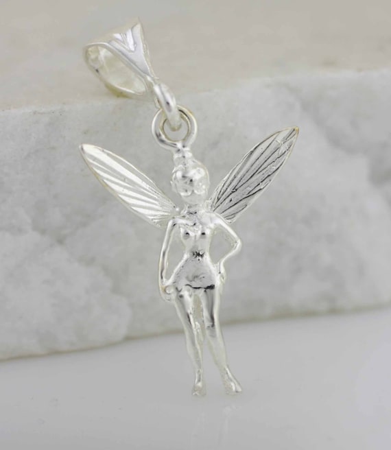 Sterling Silver Fairy Necklace, 925 Sterling Silver Fairy