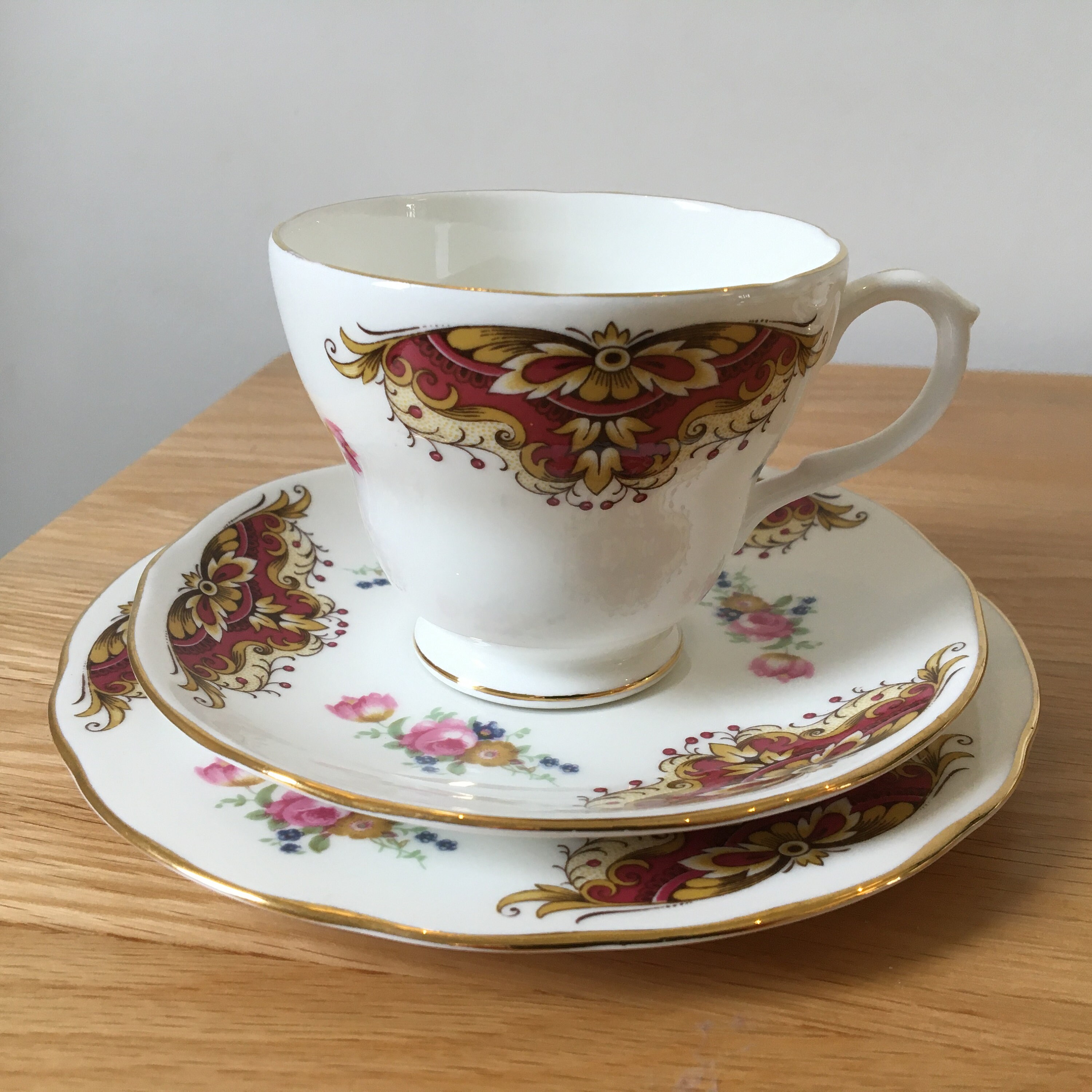 Duchess fine bone china tea set. Made in England. Retro Etsy