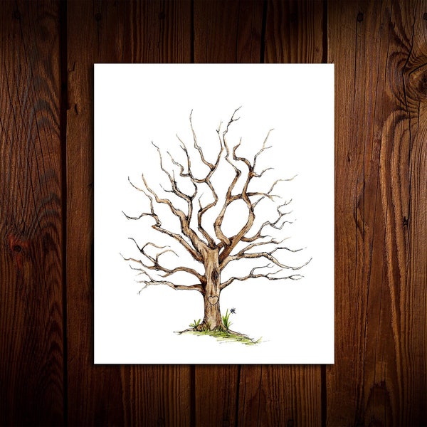 Fingerprint Family Tree Printable Instant Digital Download