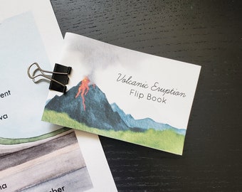 Volcanic Eruption Flip Book