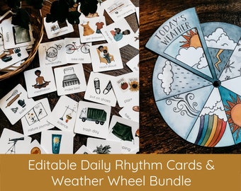 Daily Rhythm Cards & Weather Wheel Bundle