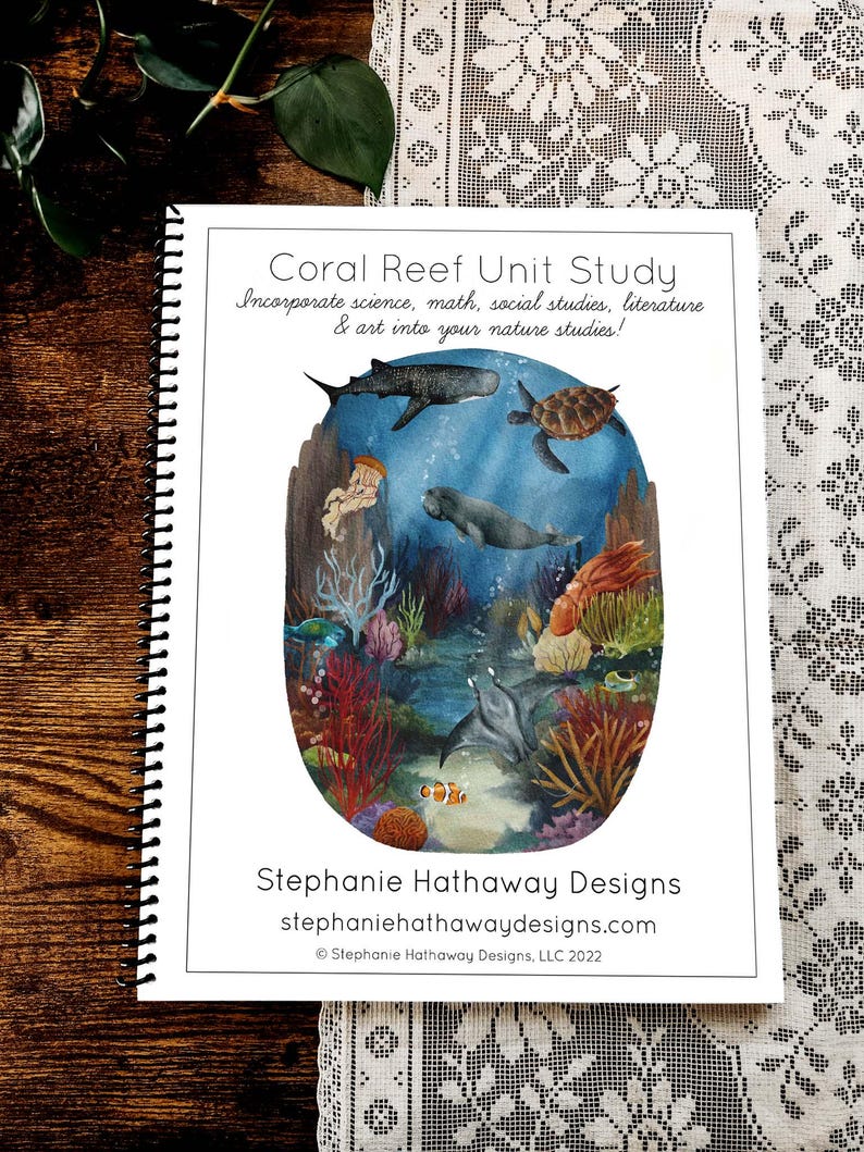 Coral Reef Unit Study - Spiral Bound - Etsy