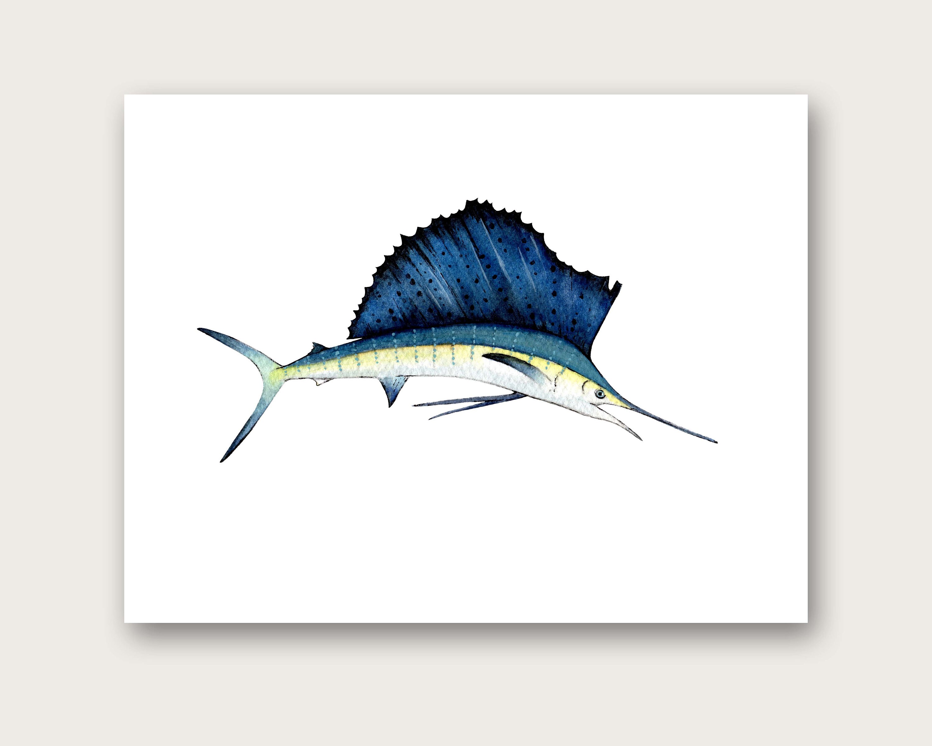 Sailfish Art Print Etsy 日本