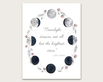 JRR Tolkien Moon Quote