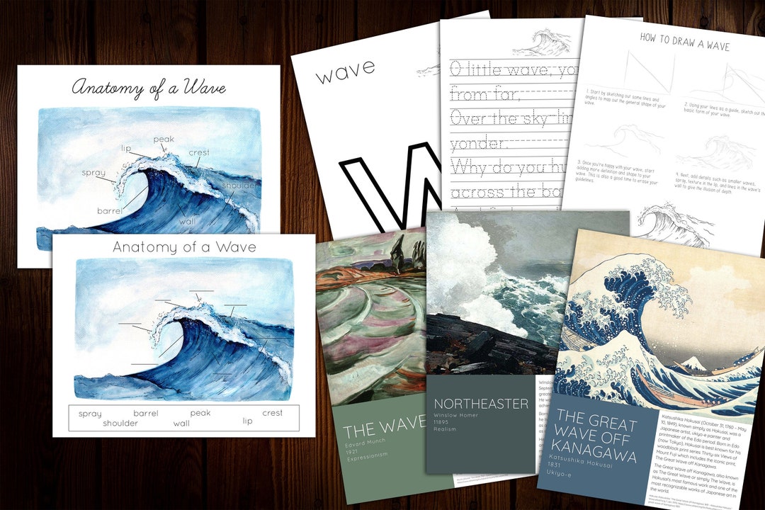 Wave Mini Nature Study - Etsy