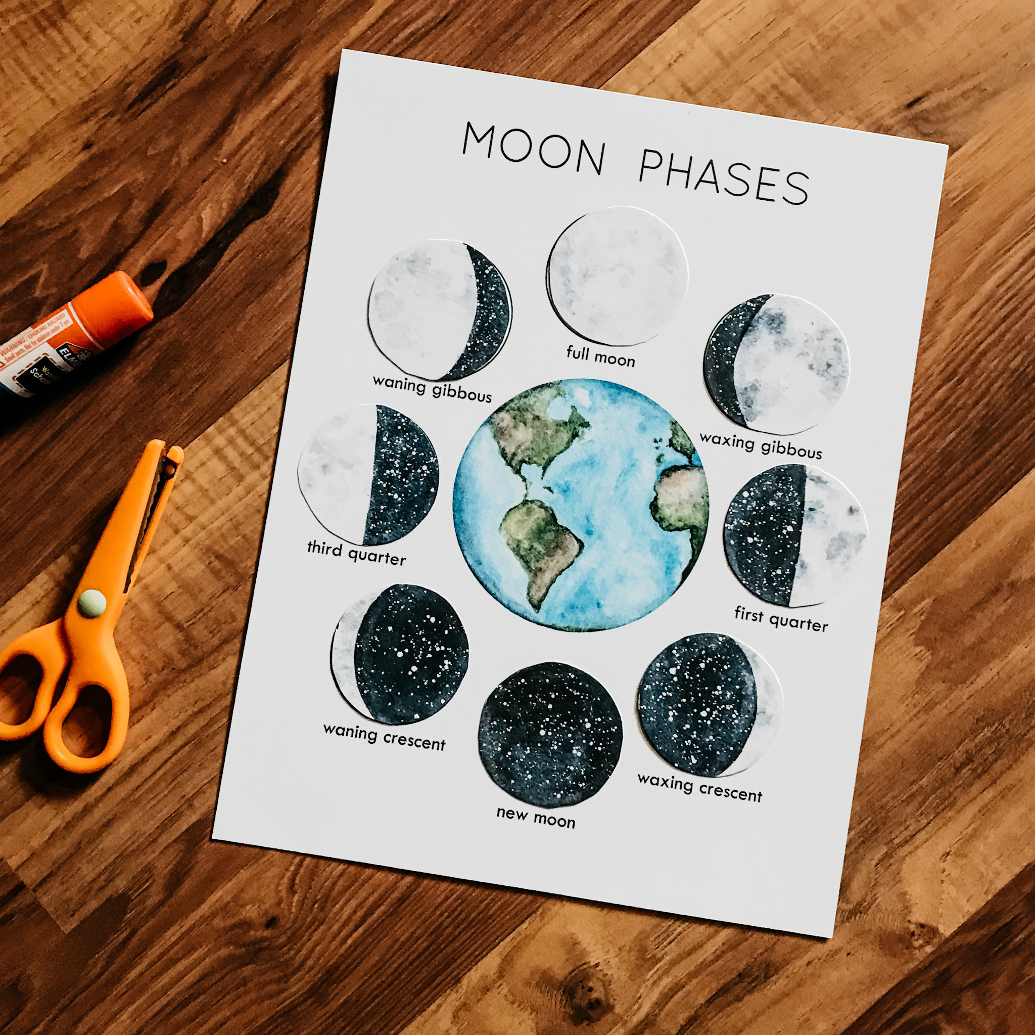 Wolf Moon Mini Nature Study - Etsy