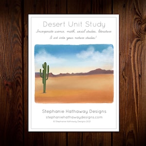 Desert Unit Study - Etsy